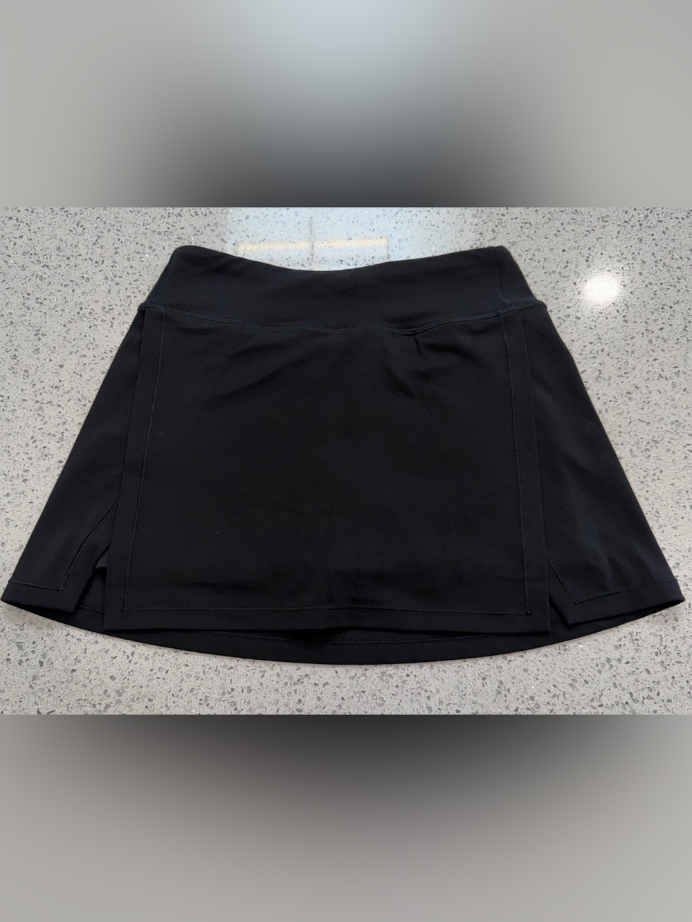 Athleta Black Girls' Athletic Skort with Overlay Panels